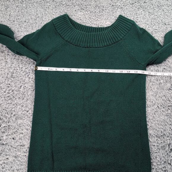 Banana Republic Sweater Women Extra Small Green Classiccore Preppy Casual Knit - Picture 3 of 6